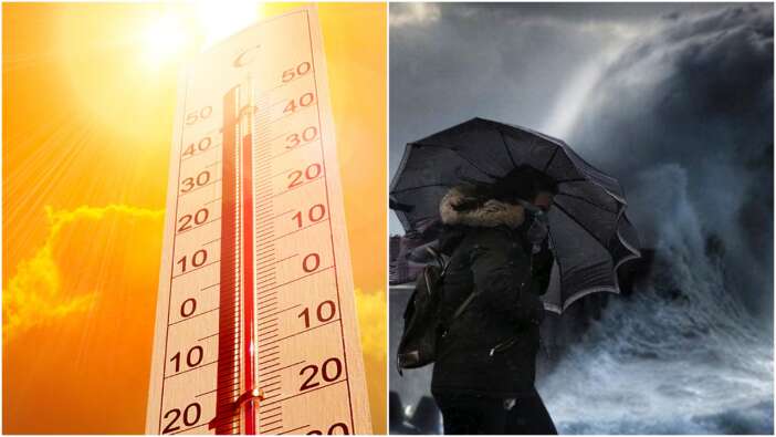 Meteorolojiden fırtına, sağanak ve yüksek sıcaklık uyarısı! İşte il il hava durumu tahminleri