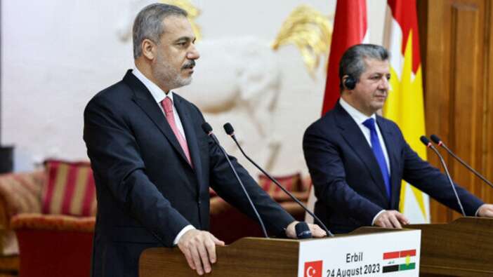 Dışişleri Bakanı Fidan'dan Erbil'de terörle mücadele mesajı! ''PKK virüsünü Irak'tan da hep beraber temizleyeceğiz''