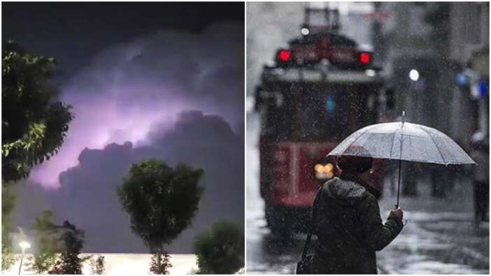 Aşırı sıcaklara yağış molası! İstanbul'da yaşanan elektrik fırtınasının ardından Meteoroloji ve Valilik'ten uyarı