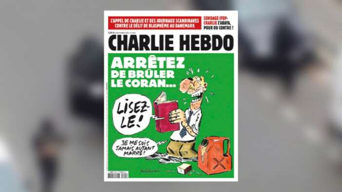Avrupa'daki İslam düşmanlığı bitmiyor:  Charlie Hebdo'dan alçak bir kapak daha!
