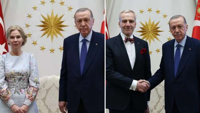 Cumhurbaşkanı Erdoğan Büyükelçileri kabul etti! Güven mektubu sundular...