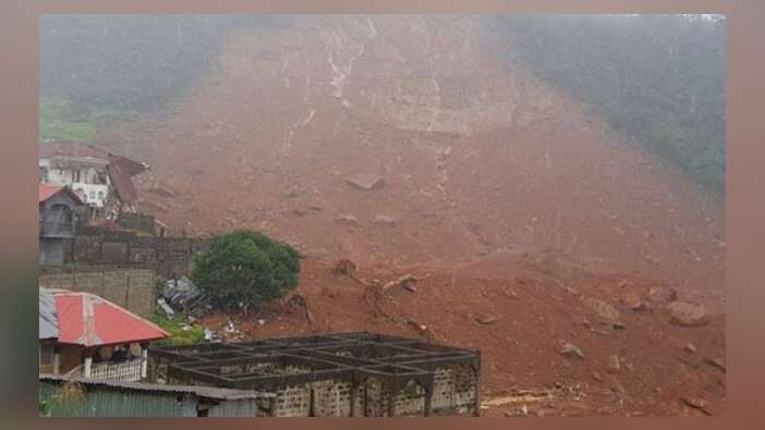 Sierra Leone'de facia! Toprak kaydı yüzlerce ölü var...