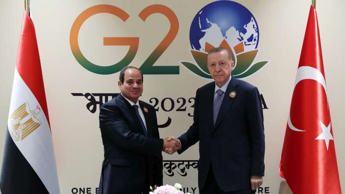 G20'de kritik görüşme: Cumhurbaşkanı Erdoğan, Mısır Cumhurbaşkanı Sisi ile bir araya geldi!