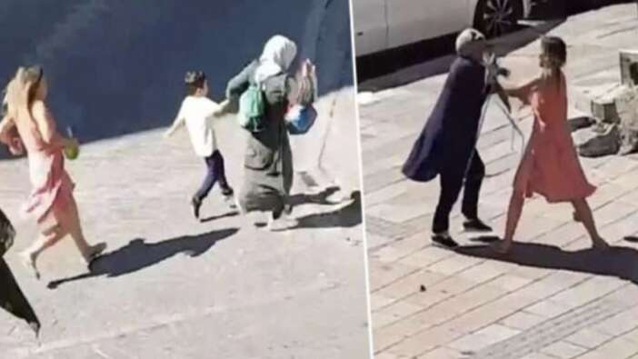 Esenyurt'ta başörtülü kadınlara saldıran kadın tutuklandı