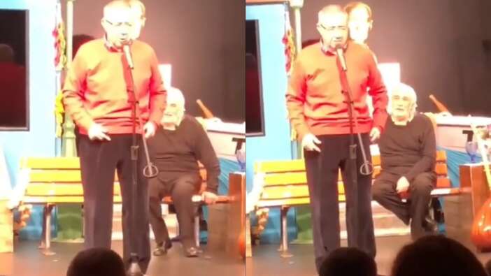 Müjdat Gezen tiyatrosunda Cumhurbaşkanı Erdoğan'ı hedef alan iğrenç sahne oyunu!