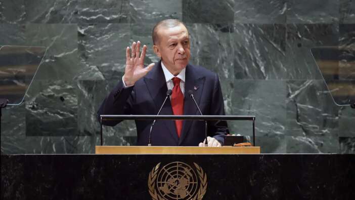 Cumhurbaşkanı Erdoğan Birleşmiş Milletler'de... Dünyaya KKTC çağrısı