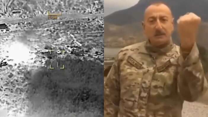 Azerbaycan Cumhurbaşkanı İlham Aliyev'in daha önce Ermenistan'a meydan okuduğu video yeniden gündem oldu