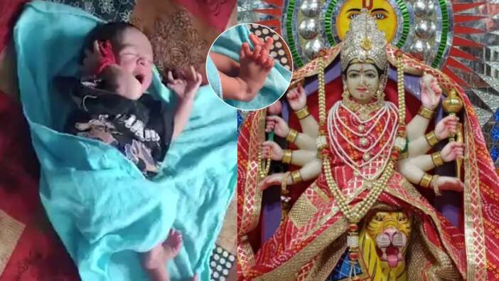 26 parmaklı doğan bebeği Hindu tanrıçası ilan ettiler...