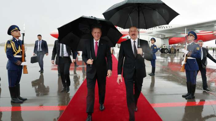 Cumhurbaşkanı Erdoğan, Aliyev ile görüşmek için Nahçıvan'da! Ana gündem başlığı Zengezur Koridoru
