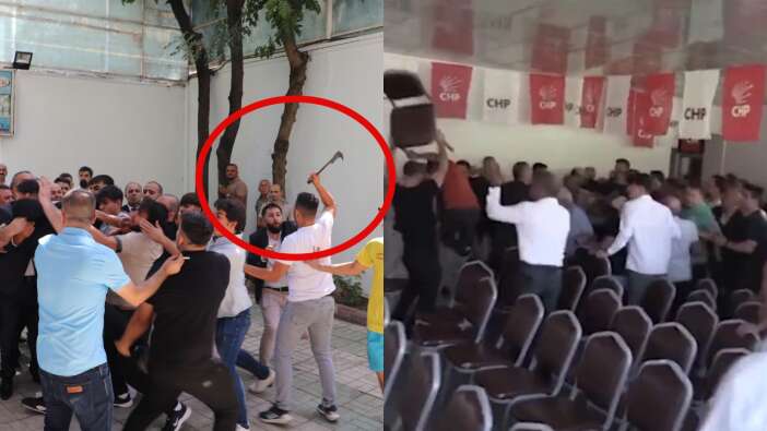 CHP'de kavgasız kongre yok! Bu kez Siirt'te yumruklar konuştu: Orakla kavgaya giren bir kişi son anda engellendi