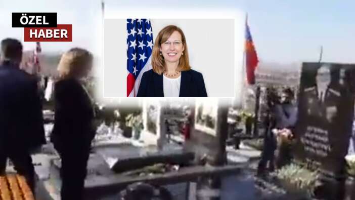 Asla şaşırmadık! ABD’li Büyükelçi ölen Ermeni asker mezarlarını ziyaret etti