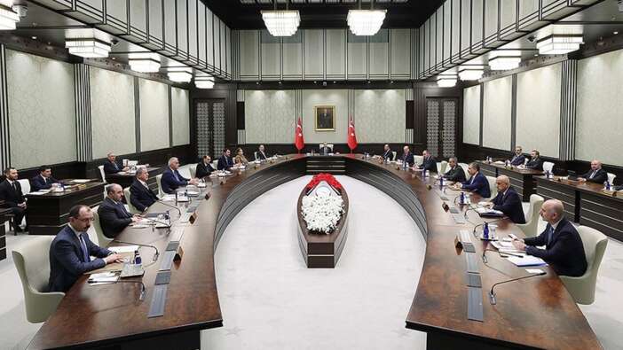 Cumhurbaşkanı Erdoğan başkanlığında toplanan kabine sona erdi
