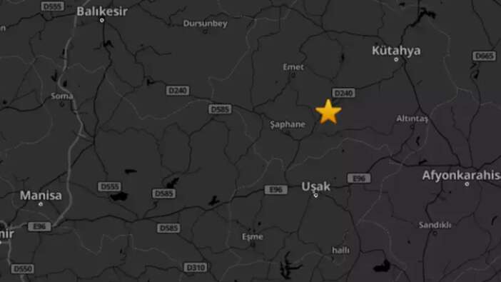 Kütahya'da 4 büyüklüğünde deprem