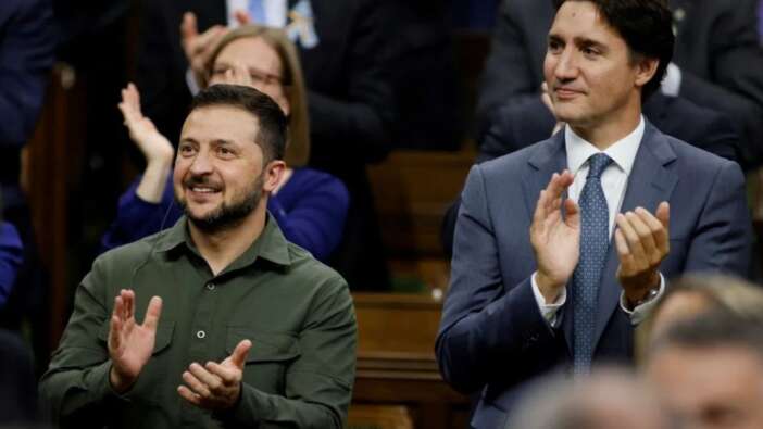 Kanada'da büyük skandal: Zelenski ve Trudeau eski Nazi askerini ayakta alkışladı