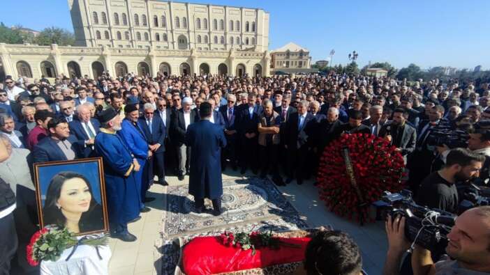 Azerbaycanlı milletvekili Ganire Paşayeva son yolculuğuna uğurlandı!