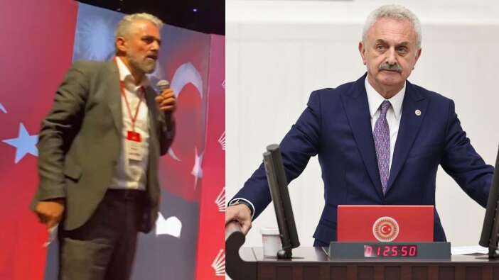 CHP'li milletvekili Nail Çiler eski ilçe başkanı ile tartıştı: 'Sen partiye ısmarlama geldin!'