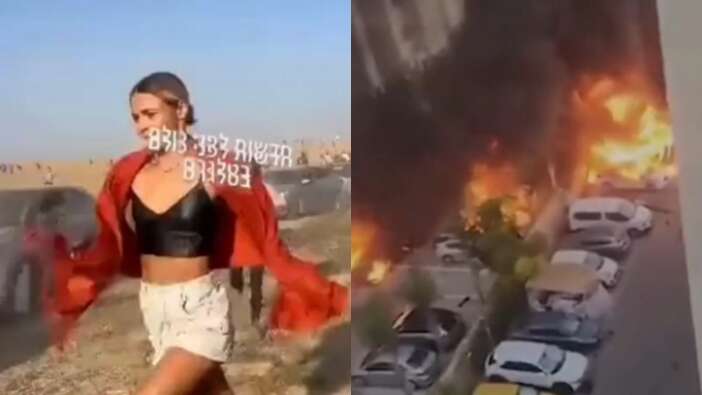 'Aksa Tufanı' operasyonu sonrası binlerce İsrailli bölgeden kaçıyor! İşte saldırı sonrası görüntüler