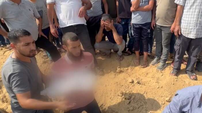 İşgalci İsrail, 1 aylık Filistinli bebeği öldürdü! Görüntüler kahretti