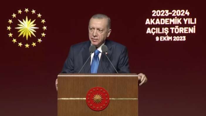 Cumhurbaşkanı Erdoğan: "Üniversitelerimizin bir daha asla yasakla, baskıyla, kavgayla veya ideolojik dayatmalarla anılmasına müsaade etmeyeceğiz."