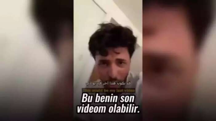 "Bu benim son videom olabilir" diyen genç canlı yayında İsrail saldırısına yakalandı!