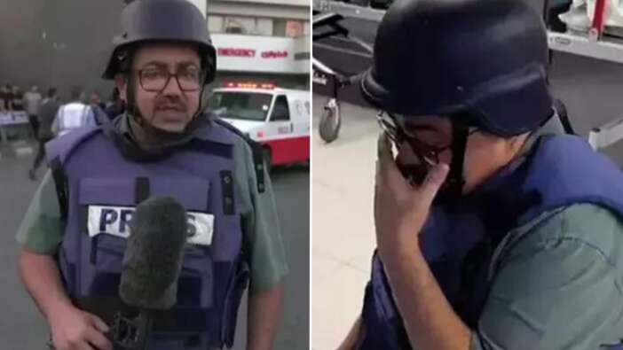 BBC muhabiri Gazze'de gördüklerine dayanamadı, dizlerinin üstüne çöktü! "Böyle bir şey görmedim"
