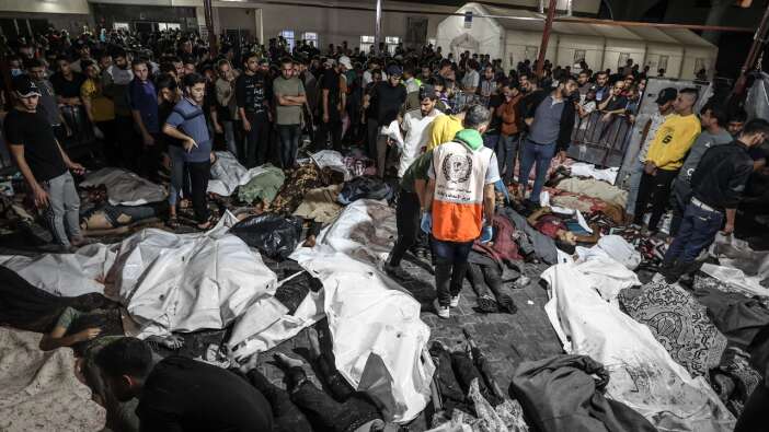 İsrail'in Gazze'de hastaneye saldırısına tepkiler çığ gibi büyüyor!