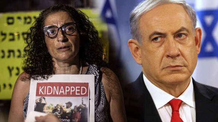 Gazze'deki "İsrailli esirlerin" aileleri, Tel Aviv'de Netanyahu'yu istifaya çağırdı
