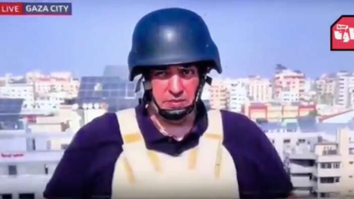 Filistinli muhabir İsrail'in savaş suçunu ifşa etti, BBC hızlıca yayını kesti!