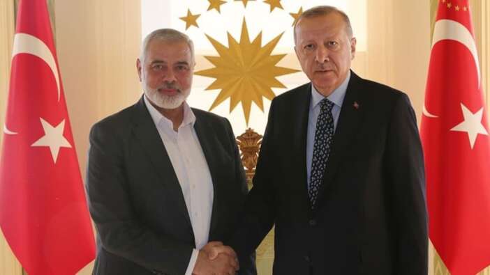 Cumhurbaşkanı Recep Tayyip Erdoğan, Hamas lideri İsmail Heniyye ile görüştü!
