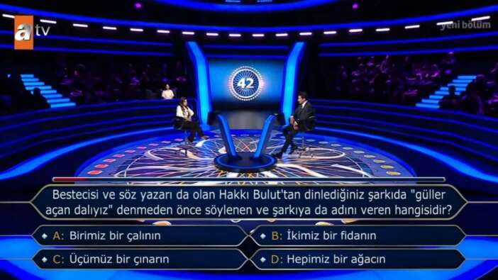 Kim Milyoner Olmak İster'de Hakkı Bulut sorusunu bilemeyen yarışmacı sosyal medyanın gündemine oturdu