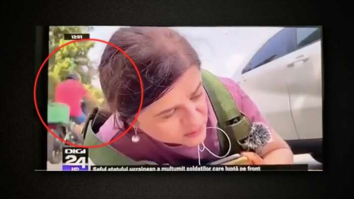 Romanyalı gazeteciden skandal tiyatro! Arkasındaki siviller gerçeği ele verdi...