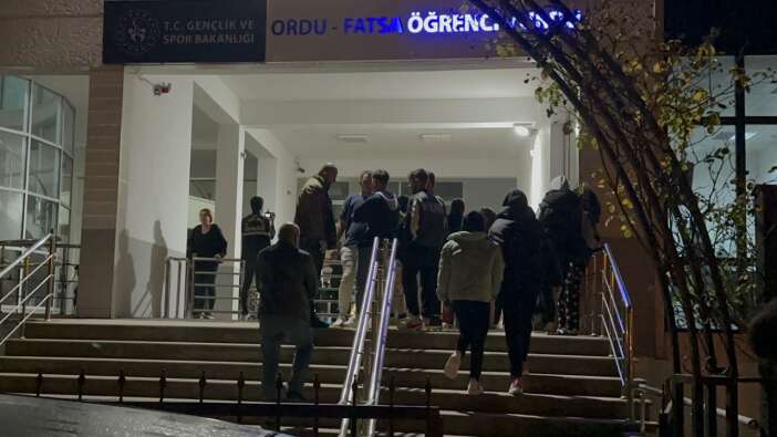 Ordu KYK yurdunda asansörün halatları koptu