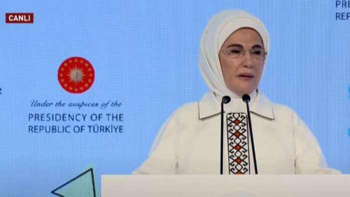 Emine Erdoğan BM Dünya Şehirler Günü programında duyurdu: Sıfır Atık Vakfı kuruldu!