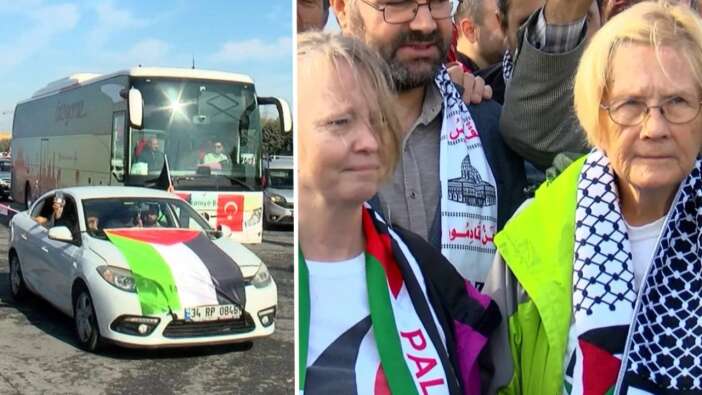 İHH, İncirlik Üssü'ne doğru yola çıktı! Amerikalı aktivist de aralarında...