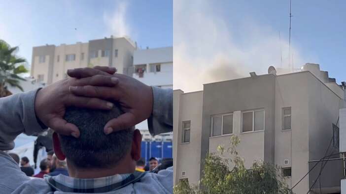 İsrail, Şifa Hastanesi'ni yine bombaladı!