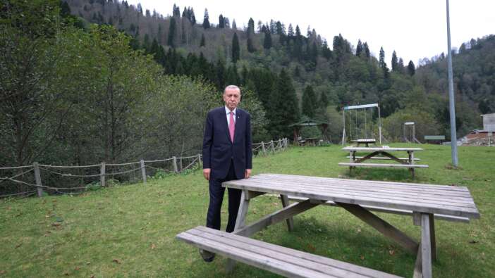 Cumhurbaşkanı Erdoğan Ayder Yaylası’nda