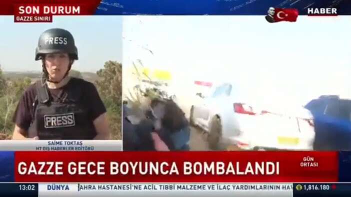 Habertürk editörü Hamas'ın eylemleri için "7 Ekim'de yaşanan, terörist bir eylemdi" dedi!