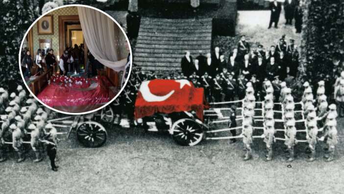 Atatürk'ün hayata veda edişinin 85. yıl dönümü... Binlerce vatandaş Dolmabahçe Sarayı'na akın etti...