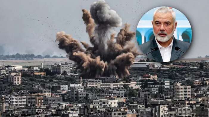 İsrail'den Hamas lideri Heniyye'nin evine hava saldırısı!