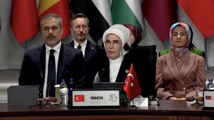 Emine Erdoğan ve lider eşlerinden dünyaya Gazze mesajı: Hiçbir ideoloji masum insanın canından değerli değildir!