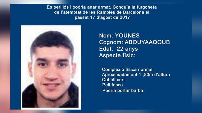 Barcelona katliamı zanlısı öldürüldü...