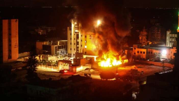 İşgalci İsrail ordusu yaşlı bakım merkezini bombaladı!