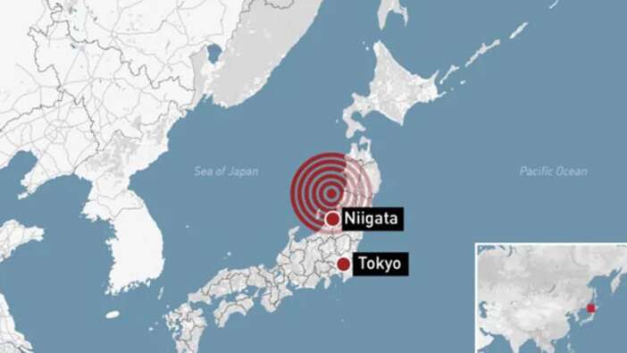 Japonya'nın kuzeydoğusunda 5,8 büyüklüğünde deprem