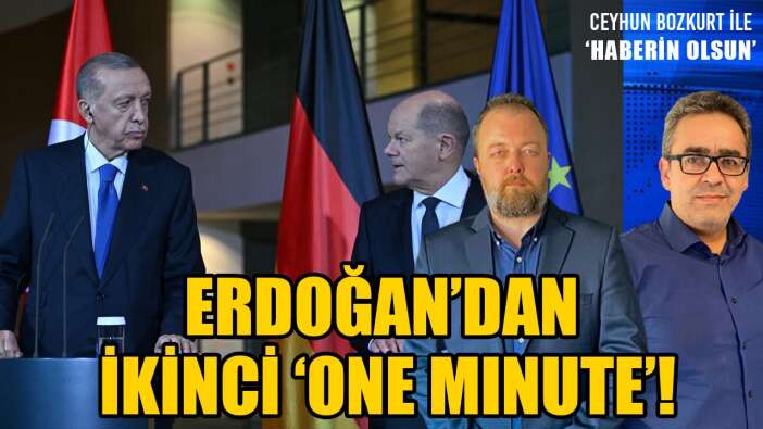 CUMHURBAŞKANI ERDOĞAN’DAN İKİNCİ ‘ONE MINUTE’!