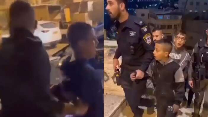 İsrail şeytanlığı: Gazze'de serbest bırakıyor, Batı Şeria'da küçük Filistinli çocukları tutukluyor!