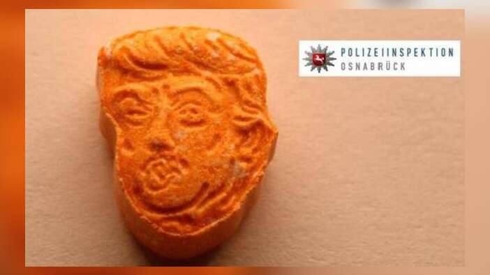 Trump şeklinde uyuşturucu hap yaptılar...