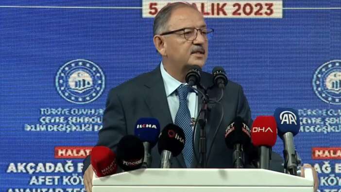Bakan Özhaseki: "Bu işin tek çözümü kentsel dönüşümdür"