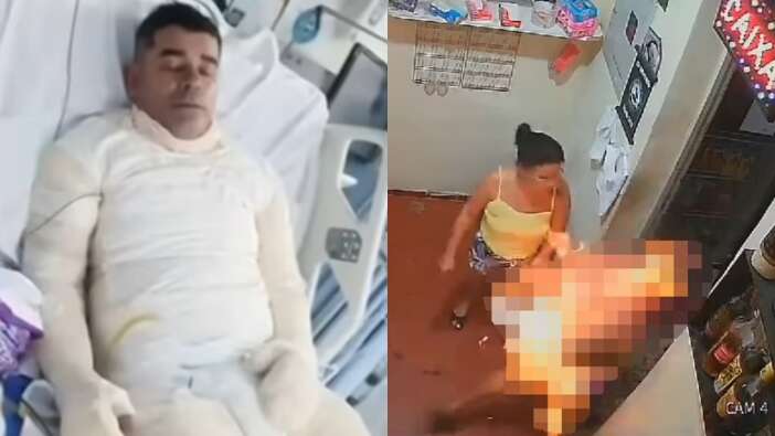 Kıskançlık krizine giren kadın, 30 yıllık kocasını diri diri yaktı! Korkunç cinayet anbean kaydedildi...