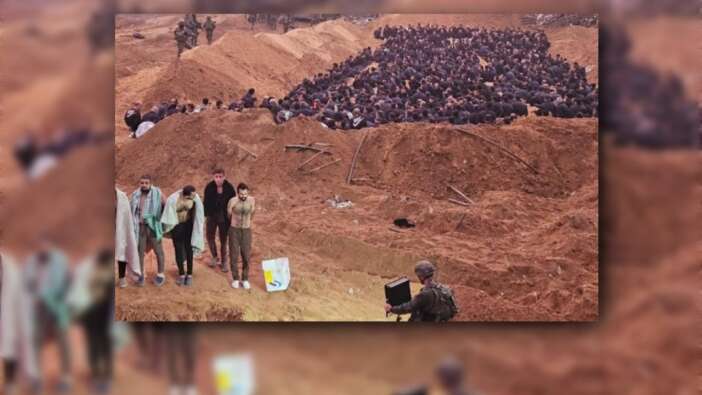 İsrail'in sivillere yönelik zulmünü özetleyen fotoğraf