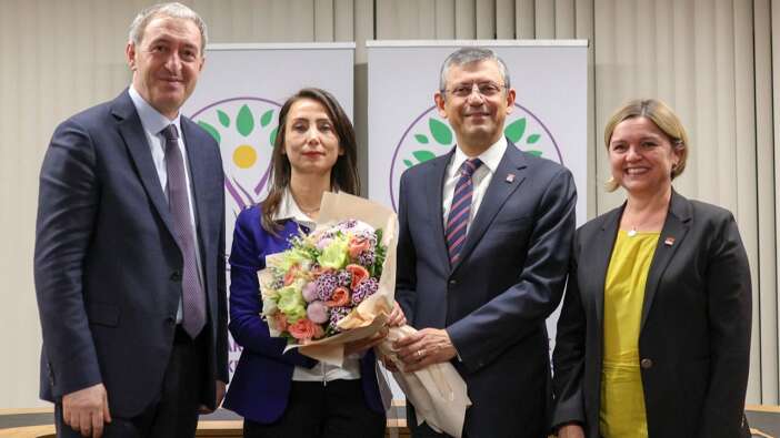 Özgür Özel'den DEM Parti'ye ziyaret; Diyaloğumuz sürecek